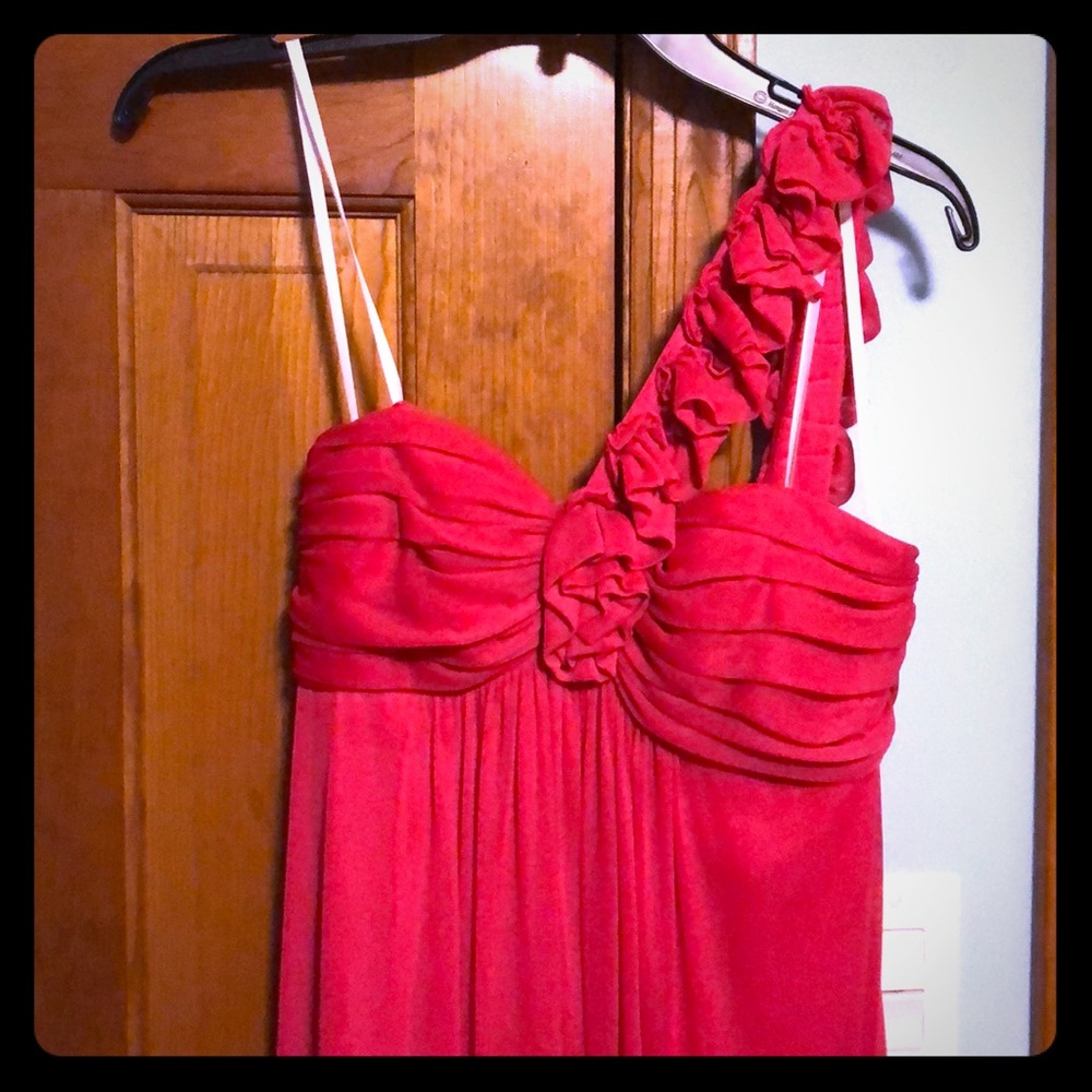 Betsey and Adam Gorgeous Hot Pink Gown